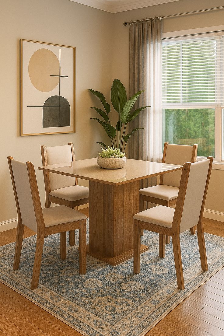 Dining table with 4 chairs